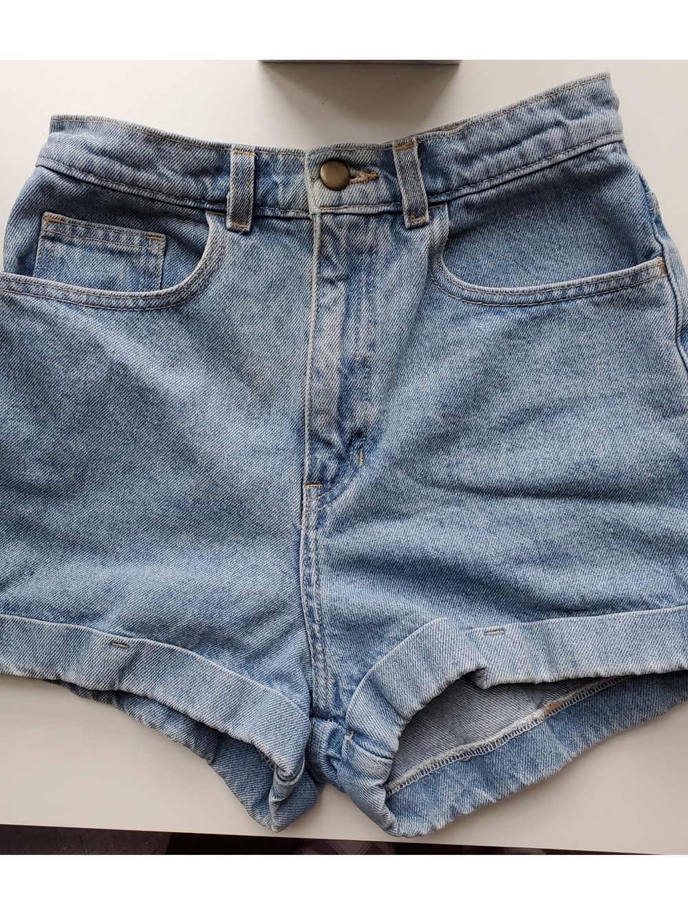 American Apparel Mom Jean Shorts